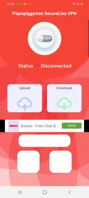 Pepsipiggyman SecureLine VPN android App screenshot 1